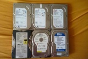 DYSKI HDD KOMPLET 6 SZTUK