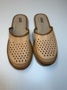 Kapcie męskie skórzane r.44