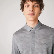 LACOSTE Merino Wool LS Polo Shirt Regular Fit 100% wełna koszulka męska M