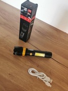 Nowa z gwarancją Latarka taktyczna z panelem led