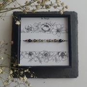 Bransoletka zodiakalna z naturalnych kamieni- Koziorożec