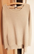 sweter ze złotą nitką r. 44