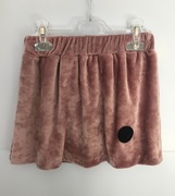 DREAM DRESS - SPÓDNICZKA WELUROWA RÓŻOWA 110/116