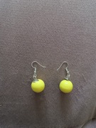 Żółte nowe kolczyki 