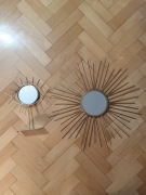 Lustro złote słońce Homla