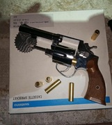 Pistolet rewolwer chrome ASG Greengas