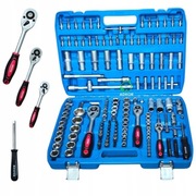 Klucze MEISTER 172 elementy - grzechotki, nasadki i bity