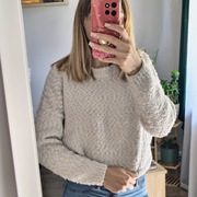 Biały sweterek sinsay