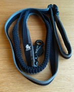 Smycz dla psa z amortyzatorem Truelove Dogi czarna 2 m