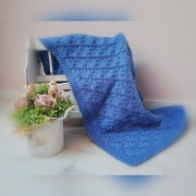 Kocyk BLUE handmade