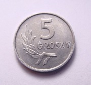 Polska PRL 5 gr 1963 PIĘKNA!