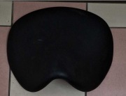 Siedzisko siodło poliuretanowe czarne taboretowe