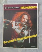 Plakat Shure Microphones Jethro Tull