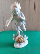 Figurka porcelanowa Putto-Kupidyn Ilmenau, zima