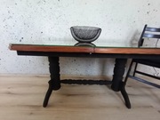 Ława dębowa rozkldana