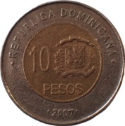 Dominikana 10 pesos z 2007 rok - OBEJRZYJ MOJĄ OFERTĘ