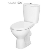 Cersanit WC kompakt 613 Arteco CleanOn - zestaw z deską wolnoopadającą