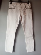 Orsay spodnie białe typu skinny fit rozm. 40 + gratis