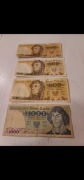 Stare banknoty polskie 