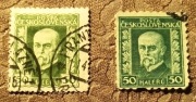 T.G. Masaryk. Definitywna. Dwie wersje 50h. Czechosłowacja 1926-27