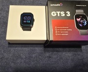 Smartwatch Amazfit GTS 3 / tętno,sen,stres,spo2/ kilka dni pracy na baterii