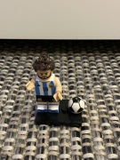 Figurka lego Leo Messi + podstawka i piłka