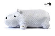 Pufa Hipopotam - duża przytulanka handmade