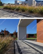 kostka brukowa, dekoracyjna, chropowata, płukana, ogród, taras, wejście