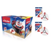 Vileda mop obrotowy Turbo 2w1 + 2 dodatkowe wkłady