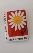 Przypinka rajd SKKT - PTTK Płock 93'