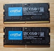 Pamięć Ram Crucial 32 GB [2x16GB] 5600 MHz, DDR5
