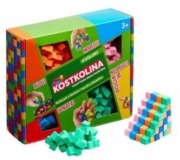 MASA PLASTYCZNA Kostkolina dla DZIECI zestaw 4 KOLORY Art and Play ZABAWKI