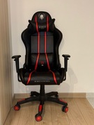 Fotel gamingowy Diablo X-One 2.0 Normal Size – czarno-czerwony