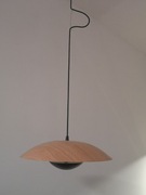 Lampa sufitowa wisząca LED nowoczesna drewno