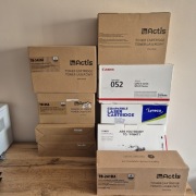 Zestaw tonerów laserowych 9 szt. Actis + Canon + CE255A | nowe / pełne