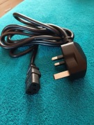 Kabel zasilający BD1363S 13A z bezpiecznikiem 3A angielska wtyczką UK