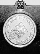 Destrukt 200 zł., złotych Mapka XXX LAT PRL 1974. Skrętka. Bardzo rzadkie.