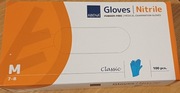 Rękawice nitrylowe Gloves 100 par M,XL lub XXL bezpieczne jednorazowe 