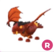 Lava Dragon R - Adopt Me Roblox