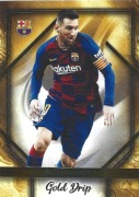 TOPPS TEAM SET FC BARCELONA 2023/2024 LIONEL MESSI GOLD DRIP GD-4