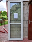 2 okna i 2 drzwi pcv używane