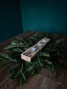 Drewniany świecznik na Tealighty