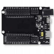 Adapter płytka do ESP32 30-pin ze złączami USB-C microUSB DC prototypowa