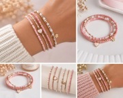 Bransoletka handmade z koralików PERSONALIZOWANA na zamówienie