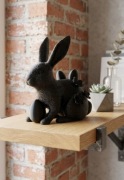 Idealna na Wielkanoc: Wyjątkowa Figurka Czarnego Królika - Loft / Scandi