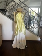 Chusta szal pareo sarong jedwabna masełko  180 cm x 90 cm plaża wakacje
