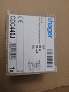 Hager wyłącznik różnicoprądowy 4P 40A AC CDC440J