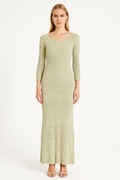 Marciano by GUESS – Ażurowa Długa Sukienka Maxi z Dzianiny S