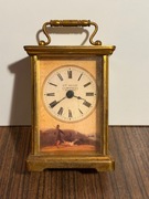 Zegar kominkowy Mosiężny ładny z mosiądzu 0,61 kg obudowa 