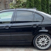 BMW E46 drzwi lewe tył Black Sapphire 475/9 sedan